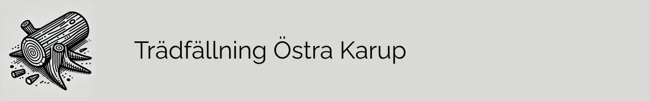 Trädfällning Östra Karup